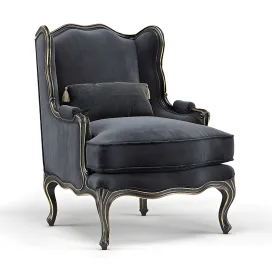 Louis xv bergere wing armchair